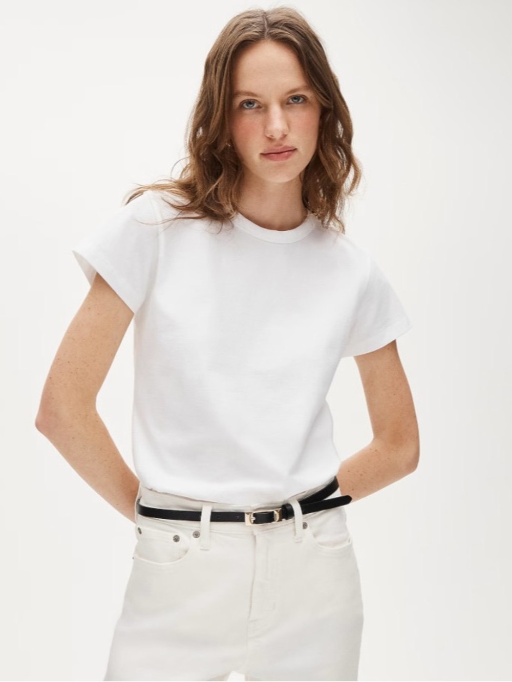 NWT J. Crew Boyfriend Jersey Classic-fit T-shirt Short Sleeve White